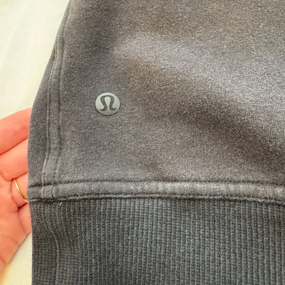 Lululemon All Yours Hoodie in Black/Dark Gray - Size Womens Small